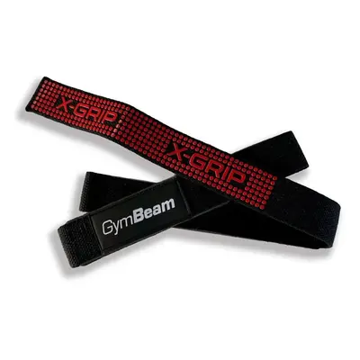 GymBeam X-Grip posilovací trhačky barva Black