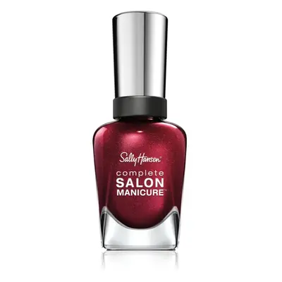 Sally Hansen Complete Salon Manicure posilující lak na nehty odstín 411 Wine Not 14.7 ml