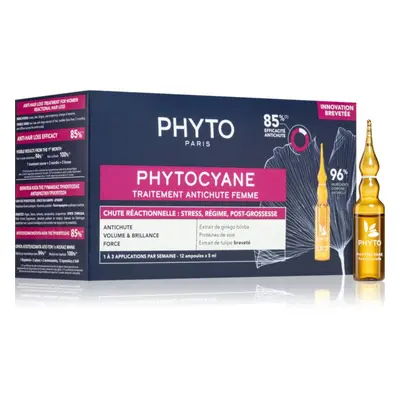 Phyto Phytocyane Women Treatment péče pro podporu růstu a proti vypadávání vlasů 12x5 ml