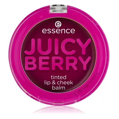 essence Juicy Berry Tinted tekutá tvářenka a lesk na rty 3 g