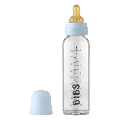 BIBS Baby Glass Bottle 225 ml kojenecká láhev Baby Blue 225 ml