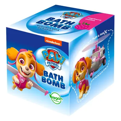 Nickelodeon Paw Patrol Bath Bomb koupelová bomba pro děti Raspberry - Skye 165 g