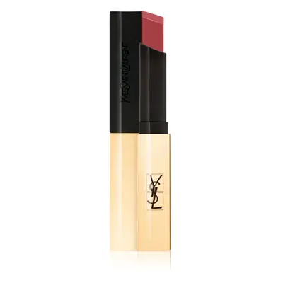 Yves Saint Laurent Rouge Pur Couture The Slim tenká matující rtěnka s koženým efektem odstín 30 