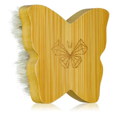 Crystallove Bamboo Butterfly Agave Face Brush Travel Size masážní kartáč na obličej a dekolt 1 k