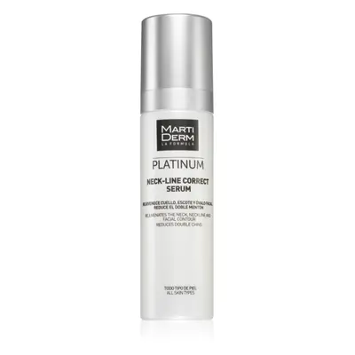 MartiDerm Platinum Neck-Line intenzivní liftingové sérum na zpevnění krku a brady 50 ml