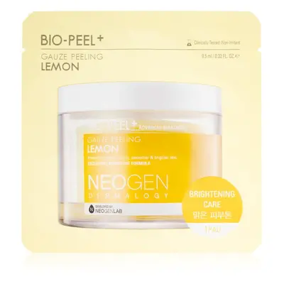 Neogen Dermalogy Bio-Peel+ Gauze Peeling Lemon peelingové pleťové tamponky pro rozjasnění a vyhl