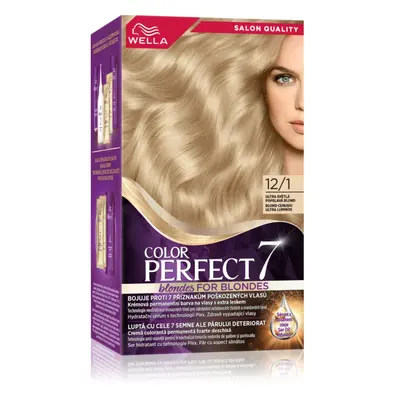 Wella Color Perfect barva na vlasy odstín 12/1 Ultra Light Ash Blonde 1 ks