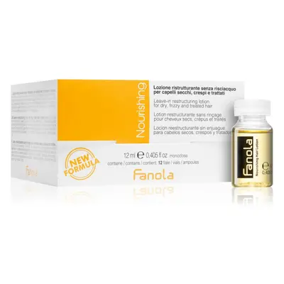 Fanola Nourishing intenzivní hydratační sérum pro suché a poškozené vlasy 12x12 ml