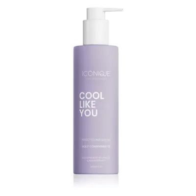 ICONIQUE Professional COOL LIKE YOU Perfect Blonde & Silver Violet kondicionér neutralizující žl