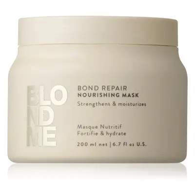 Schwarzkopf Professional Blondme Bond Repair Nourishing Mask intenzivně vyživující maska 200 ml