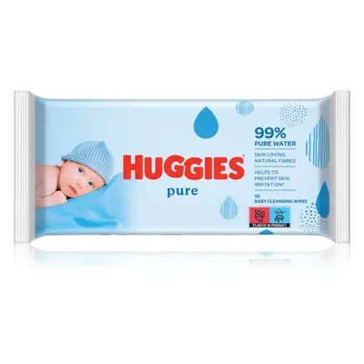 Huggies Pure čisticí ubrousky pro děti od narození 56 ks