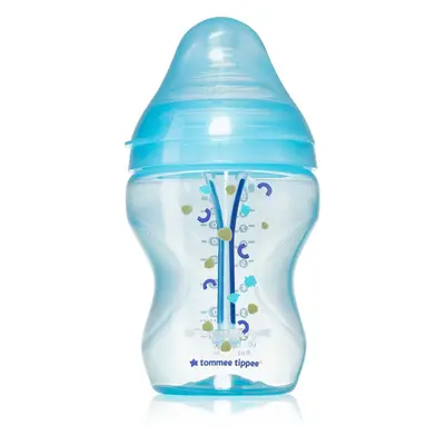 Tommee Tippee Closer To Nature Anti-colic Advanced Baby Bottle kojenecká láhev Slow Flow Blue 0 