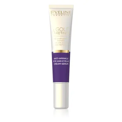 Eveline Cosmetics Gold & Retinol krémové sérum proti vráskám očního okolí 20 ml