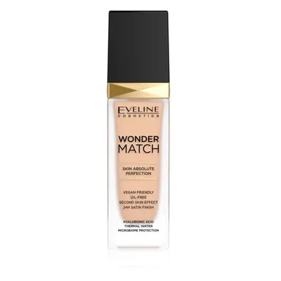 Eveline Cosmetics Wonder Match dlouhotrvající tekutý make-up s kyselinou hyaluronovou odstín 16 