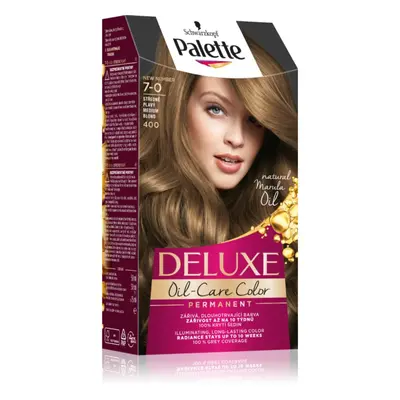 Schwarzkopf Palette Deluxe permanentní barva na vlasy odstín 7-0 (400) Středně plavý 1 ks