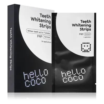 Hello Coco PAP+ Teeth Whitening Strips bělicí pásky na zuby 14 ks