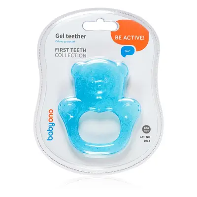 BabyOno Be Active Gel Teether kousátko Blue Bear 1 ks