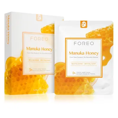 FOREO Farm to Face Sheet Mask Manuka Honey plátýnková maska s hydratačním a revitalizačním účink