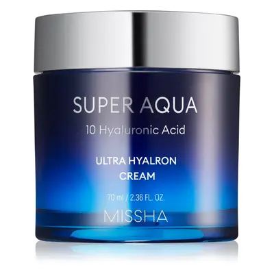 Missha Super Aqua 10 Hyaluronic Acid hydratační pleťový krém 70 ml