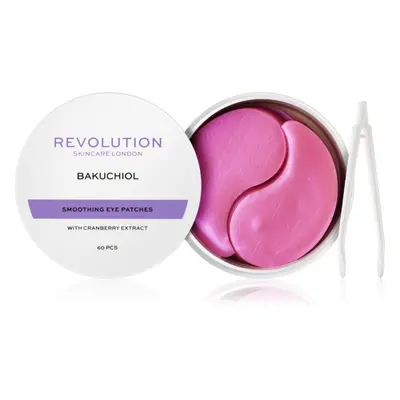 Revolution Skincare Bakuchiol maska na oči s vyhlazujícím efektem 60 ks