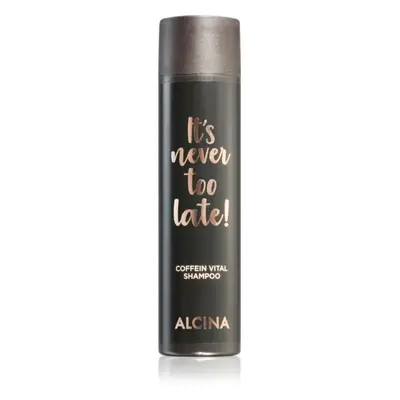 Alcina It's never too late! kofeinový šampon pro posílení vlasů 250 ml