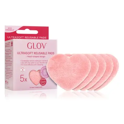 GLOV Heart-Shaped Ultrasoft pratelné odličovací tampony 5 ks