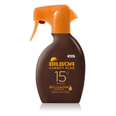 Bilboa Carrot Plus opalovací sprej SPF 15 250 ml