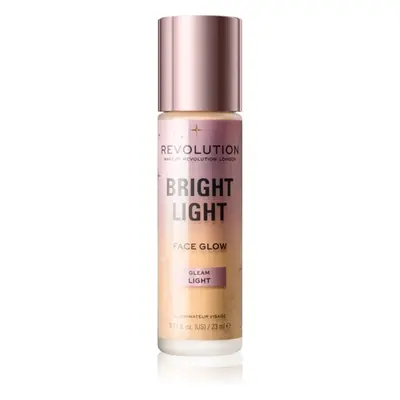 Makeup Revolution Bright Light rozjasňující tónovací fluid odstín Gleam Light 23 ml