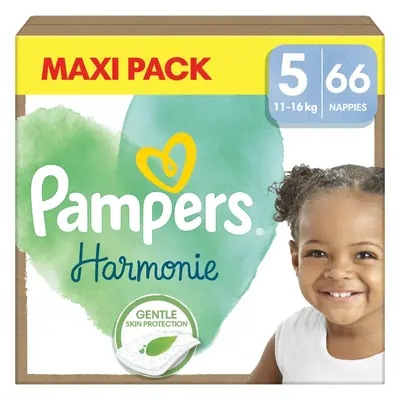 Pampers Harmonie Size 5 jednorázové pleny 11-16 kg 66 ks