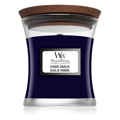 Woodwick Hinoki Dahlia vonná svíčka 85 g