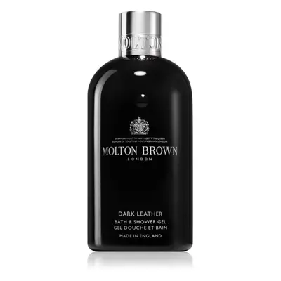 Molton Brown Dark Leather Bath & Shower Gel relaxační koupelový a sprchový gel 300 ml