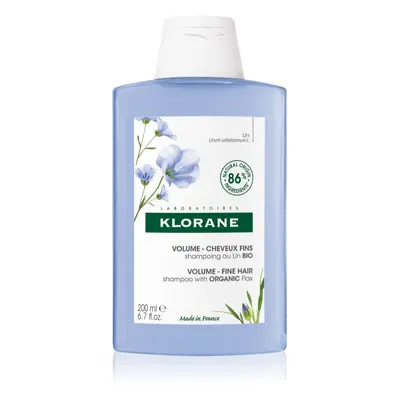 Klorane Len Bio šampon pro jemné a zplihlé vlasy 200 ml