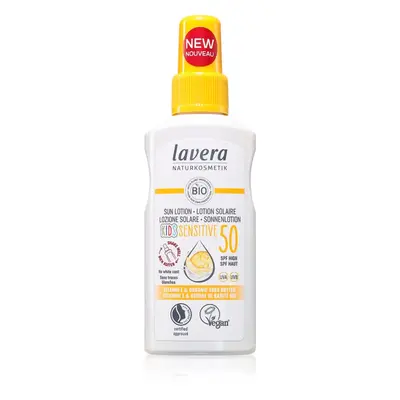 Lavera Kids Sensitive opalovací mléko pro děti SPF 50 100 ml