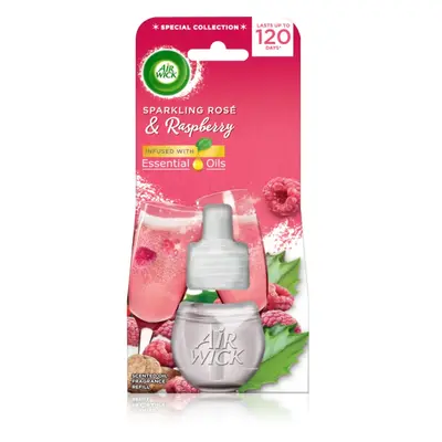 Air Wick Sparkling Rose & Raspberry elektrický osvěžovač vzduchu náhradní náplň 19 ml