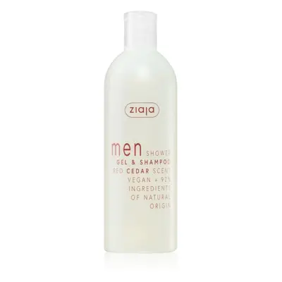 Ziaja Men šampon a sprchový gel 2 v 1 Red Cedar 400 ml