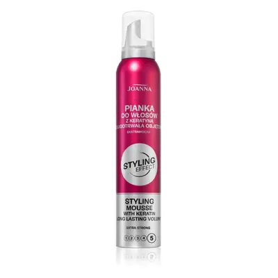 Joanna Styling Effect pěna na vlasy s extra silnou fixací 150 ml