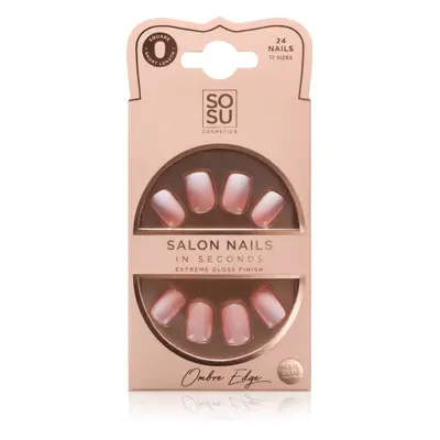 SOSU Cosmetics Salon Nails umělé nehty odstín Ombre Edge 24 ks