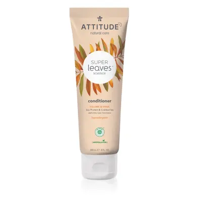 Attitude Super Leaves Volume & Shine přírodní kondicionér s detoxikačním účinkem 240 ml