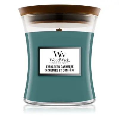 Woodwick Evergreen Cashmere vonná svíčka 275 g