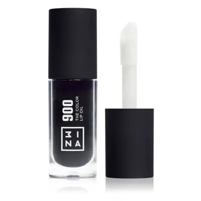 3INA The Color Lip Oil hydratační olej na rty odstín 900 - Jet black, sheer 4 ml