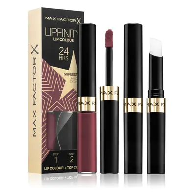 Max Factor Lipfinity Rising Stars dlouhotrvající tekutá rtěnka s balzámem odstín 86 Superstar 2 