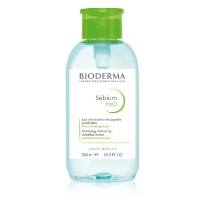 Bioderma Sébium H2O micelární voda pro smíšenou a mastnou pleť s dávkovačem 500 ml