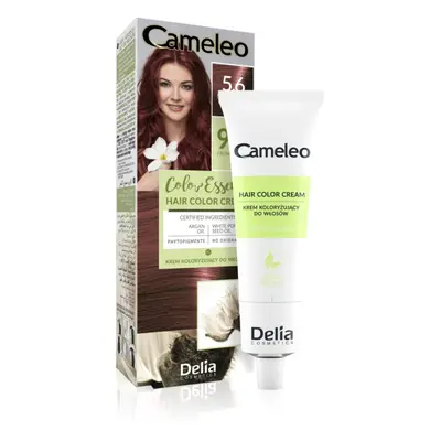 Delia Cosmetics Cameleo Color Essence barva na vlasy v tubě odstín 5.6 Mahogany Brown 75 g