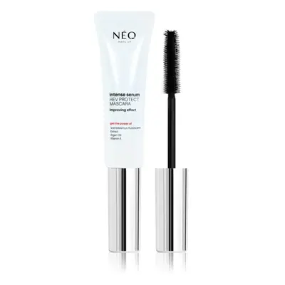 NEO MAKE UP Intense Serum HEV Protect Mascara řasenka pro objem a zahuštění řas odstín Black 9 m