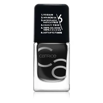 Catrice ICONAILS lak na nehty odstín 20 Black To The Routes 10,5 ml