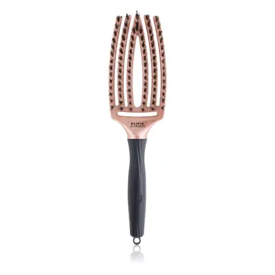 Olivia Garden Fingerbrush Trinity plochý kartáč Rose Gold 1 ks