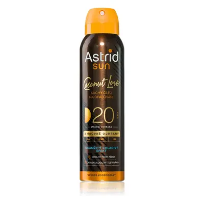 Astrid Sun Coconut Love suchý olej na opalování SPF 20 se střední UV ochranou 150 ml