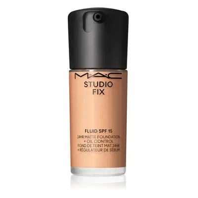 MAC Cosmetics Studio Fix Fluid SPF 15 24HR Matte Foundation + Oil Control matující make-up SPF 1