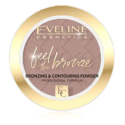 Eveline Cosmetics Feel The Bronze bronzující a konturovací pudr odstín 01 Milky Way 4 g