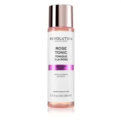 Revolution Skincare Rose Tonic pleťové tonikum s růžovou vodou 200 ml